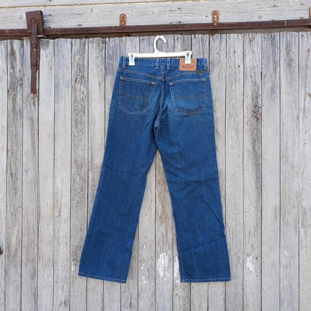 Vintage Lucky Brand Dungarees American Classic Mens Size 34x32 Blue Denim Cotton